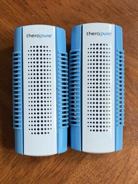 Therapure TPP50 One Speed Envion Electrostatic Air Cleaner UV Light Blue White